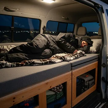 【人型寝袋】そのまま寝ても朝まで快適