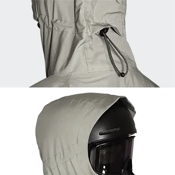 調整機能付きフード