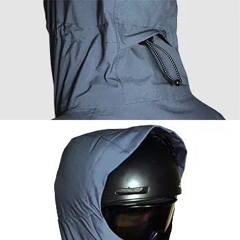 調整機能付きフード