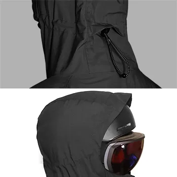 調整機能付きフード