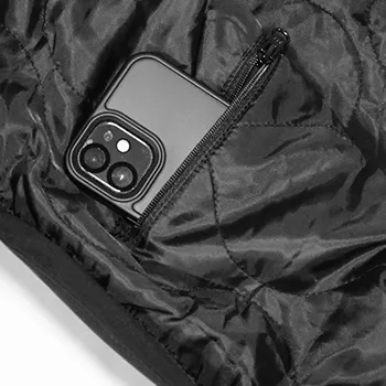 ファスナー付き内ポケット（右胸）